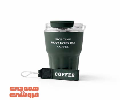 تراول ماگ نی‌دار سبز